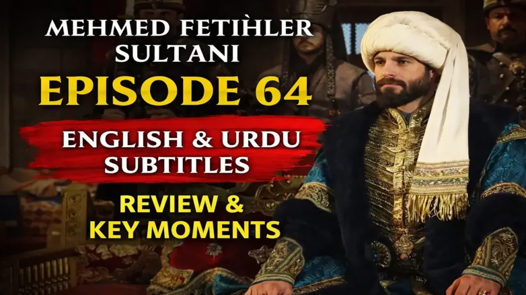 Mehmed Fetihler Sultanı Episode 64 English and Urdu Subtitles